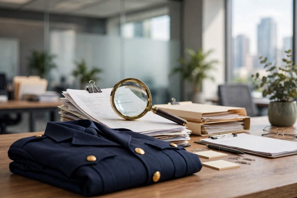 The Screening Happens Before the Uniform